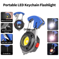 Difutagui SSD LED Light Working Rechargeable Light Key Chain, Mini 8pcs/1] 2025 [Edition Luxury 4/COB Light, Portable Magnetic Waterproof Light, Durable ABS Material. 