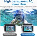 TELESIN Waterproof Case for DJI Osmo Action 5 Pro Action 4 Action 3 Camera Accessories, with Anti-Fog Underwater Housing Shell Cage Supports 45M/148FT Deep Diving Scuba Snorkeling Swimming with Quick Release Screw. 