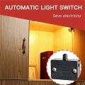 18Pcs Door LED Switch for Closet Light,Normally Closed Cabinet Electrical Lamp Switches,for Closet Pantry Cabinet Black. 