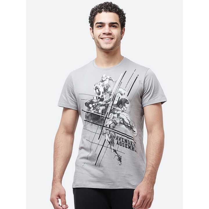 Grey avengers t shirt online