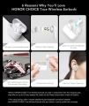 Honor CHOICE True Wireless Earbuds  In Ear Bluetooth 5.0  Noise Cancellation  Dual microphone calls  24H Playtime   IP54 Waterproof. 
