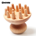 Wenefang Wooden Massager Comb Portable Hand-Held Cellulite Reduction Relieve Tense Muscles Head Scalp Massage Tool 1pc Wood Massage Brush. 