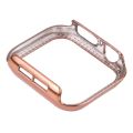 Qubix Metal Diamond Protective Watch Case For Apple Watch Series 6 SE 5 4 40mm. 