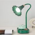 Flower LED Table Lamp With Star Projector – 3 Color Modes USB Rechargeable 360° Flexible Touch Desk Light. 