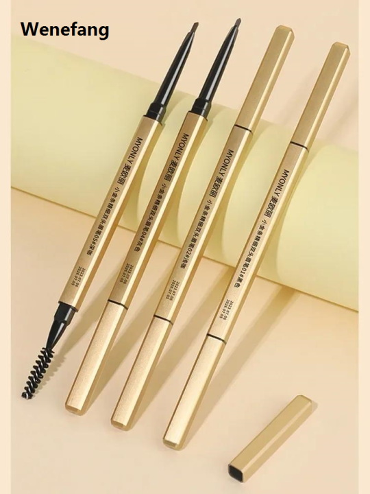 Wenefang%20Small%20Gold%20Bar%20Eyebrow%20Pencil%20Waterproof%20and%20Sweatproof%20Non-decolorizing%20Lasting%20Ultra-fine%20Core%20Female%20Gray%20Brown%20-%20Image%202