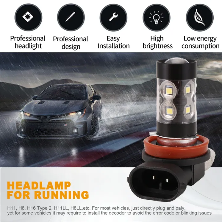 2-Pack%20High%20Power%2050W%20Super%20Bright%20H11/H8%2010-SMD%20Led%20Lights%20Bulb%20-%20Image%207
