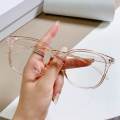 Transparent Anti Round Eyewear Blocking Glasses Optical Spectacle Eyeglass UV protective For Unisex. 