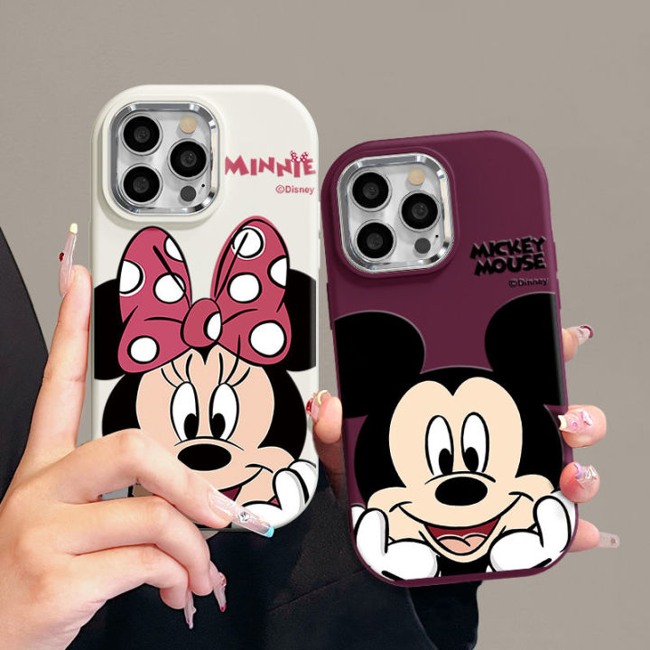 国内発送【SWAROVSKI】Mickey スマホケース/iPhone 12シリーズ ギフトにも☆Swarovski☆スマホケース☆ミッキー ミニー iPhone