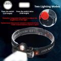 DISICHEN 【2025 Version】 Rechargeable Fishing LED Headlamp Camping Headlight XPE COB Work Light 2 Lighting Modes With Tail Magnet Detachable. 