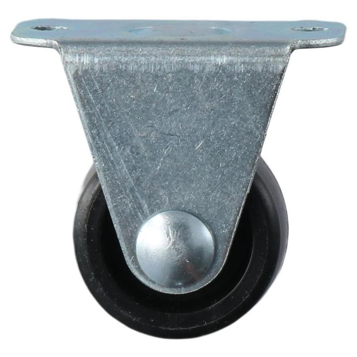 4Pcs%20Low%20Profile%20Black%20Rubber%20Caster%20Wheels%20Small%20Trolley%20Wheels%201''%20Fixed%20Castors%20Workbench%20-%20Image%205