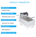 BOMA Commercial Electric Fryer Electric Stainless Steel Deep Fryer Machine. 