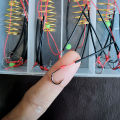 Fishing Hook 6 in 1 Hook Set of 4ps in 1 Box Size 8. 