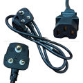 3-Pin Power Cord for PC, Monitor, Printer – 1.5m | IEC C13 to Indian Plug | 10A 250V, Cable for Computer, Desktop, Electronics. 