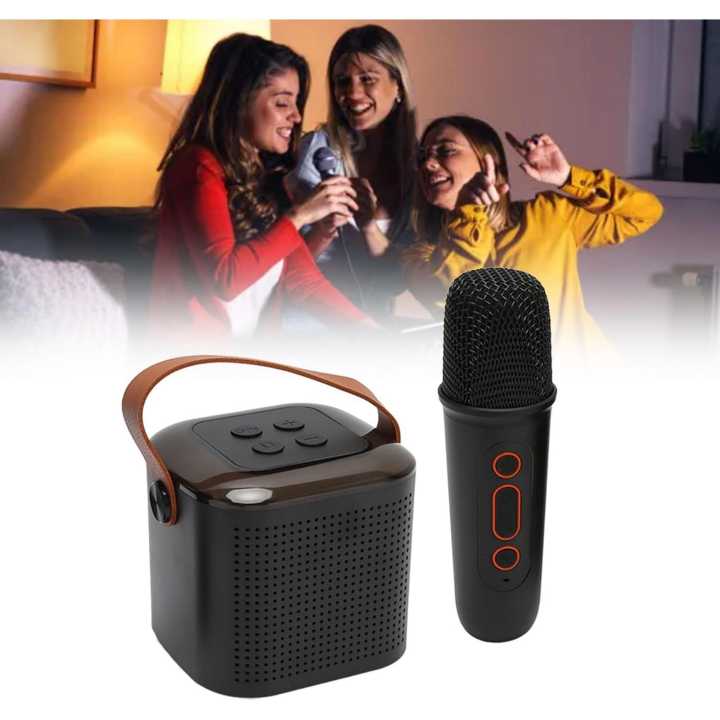 Bluetooth%20Speaker%20Karaoke%20Machine%20with%20Wireless%20Microphone,%20RGB%20Light,%206W%20Karaoke%20Speaker%20Supports%20Memory%20Card%20Playback,%20Covers%20Wide%20Range%20for%20Party%20-%20Image%202