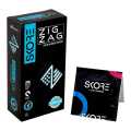 Skore Zig Zag Condoms - Dotted And Ribbed Condoms (10 pieces per pack). 