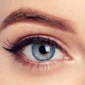 Sapphire Blue Contact Lens. 