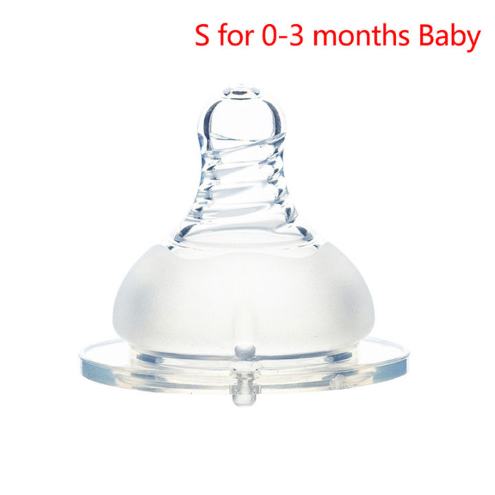 Wide Base Pacifier Flexible Soft Silicone Pacifier Nipple Baby Wide Caliber Matte Pacifier ...