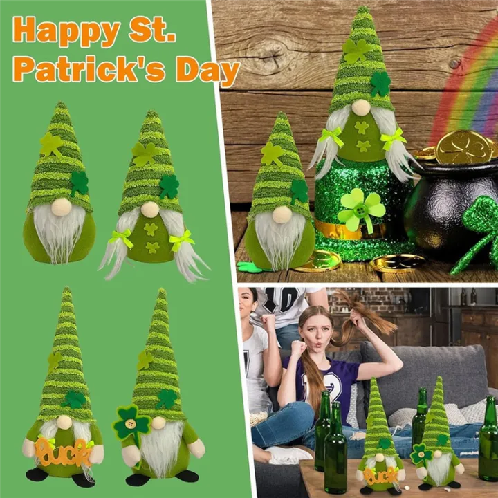 Saint%20'S%20Day%20Leprechaun%20Plush%20Decorations%20Irish%20Stuffed%20Gnome%20Doll%20Knomes%20Decoration%20Green%20Faceless%20Doll%20Decor%20Easy%20Install%20-B%20-%20Image%204