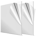 Acrylic Sheets 2 Sheets 1/8 Inch Thick Clear Acrylic Sheet Glass Panel Acrylic Board & DIY Made 20x30cm. 