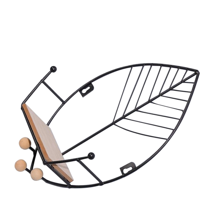 Leaves%20Shape%20Floating%20Shelves%20Metal%20Wall%20Decor,Wood%20Wall%20Mounted%20Storage%20Shelf%20Home%20Decorations%20Art%20for%20Bedroom%20Black%20-%20Image%206