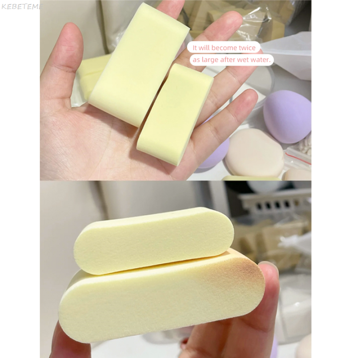 KEBETEME%20Korean%20Makeup%20Artist%20Makeup%20Sponge%20Powder%20Puff%20Rice%20Cake%20Shape%20Dry%20and%20Wet%20Combined%20Beauty%20Cosmetic%20Bevel%20Cut%20Makeup%20Sponge%20Tool%20-%20Image%204