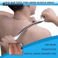 Ranggense Profesional 1/4/7 Pcs Great Stainless Steel Gua Sha Scraping Massage Tool Set for Back, Legs, Arms, Neck, Shoulder and Whole Body Acupoints. 