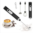 Milk Frother Handheld for Coffee, Electric Hand Foamer Blender for Drink Mixer. 