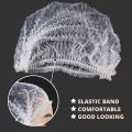 50Pcs Hair Nets Chef Hats Bouffant Caps,Food Service Kitchen Baker Cooking Hair Head Cover Net. 