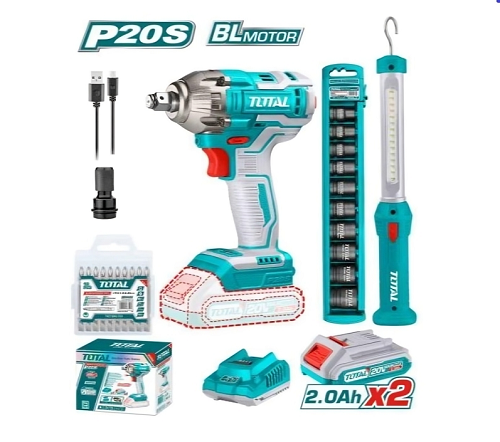Total 20V Combo Kit Cordless Impact Wrench | Daraz.com.np