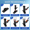 Pool Vacuum Jet Cleaner Cleaning Parts Professional Suction Head and Mesh Bag for SPA Pond Fountain-US. 