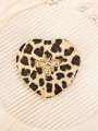 1PC Leopard Print Double Sided Makeup Mirror Round Heart Square Perfect Gift Lightweight Carry On. 