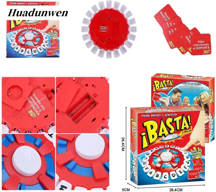 Huadunwen%20Fit,%20Gift%20Toys%20Educational%20Pressed%20Letters%20Interactive%20Thinking%20New%20Fast%20Board%20Family%20Games%20Word%20Spanish%20-%20Kids%20Games,%206%20years%20old%20-%20Image%206