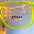 Difutagui 2021 Heart Shape Special Effect Glasses Flower Shape Party Eyewear New Night Light Change Fashion Birthday Magic Sun Glasses. 