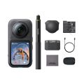 Insta360 X6 Essentials Bundle Midnight Black - 8K 360 Camera with 1/1.1'' Sensors | Action Camera, Dual Custom Square 1/1.1" Sensors, Triple AI Chip, Replaceable Lens 2.0, 140 Minutes 8K Video. 