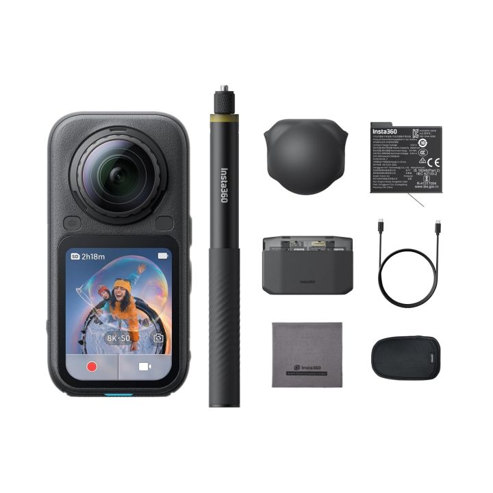 Insta360%20X6%20Essentials%20Bundle%20Midnight%20Black%20-%208K%20360%20Camera%20with%201/1.1''%20Sensors%20%7C%20Action%20Camera,%20Dual%20Custom%20Square%201/1.1"%20Sensors,%20Triple%20AI%20Chip,%20Replaceable%20Lens%202.0,%20140%20Minutes%208K%20Video%20-%20Image%202