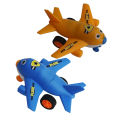 New Mini Smart Robotic Airplane, Push & Go Unbreakable Friction Toy for Baby & Toddlers. 