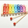 Children Music Wooden Instruments Hand Knocks The Xylophone 8 Tone Early Educational Toys For Kids. 