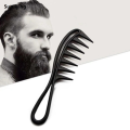 Sutuiying Barber Men Oil Head Wide Tooth Comb Shark Plastic Comb Hair Clipper New Curling Hairdressing Massage Comb Salon Barber Stlying Tools. 