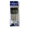 Digno Gloria Gel Pen | Blue & Black | Innovative Twin-Ball Design. 