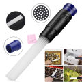 Universal Vacuum Attachment Dust Brush Small Suction Brush Tubes Flexible Access To Anywhere, Strong Suction For Corners, Pets, Drawers, Car. 