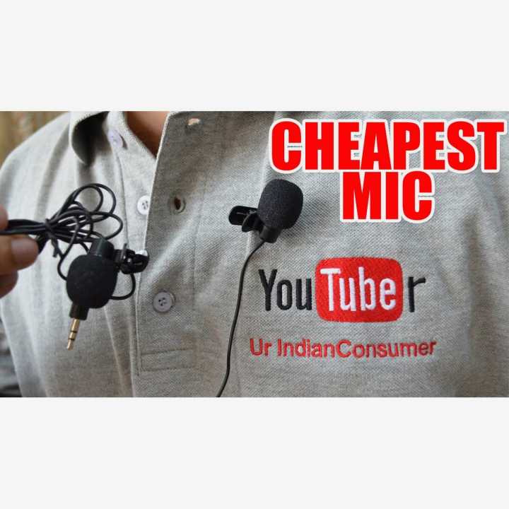 3.5mm Hands Free Computer Clip on Mini Lapel Microphone