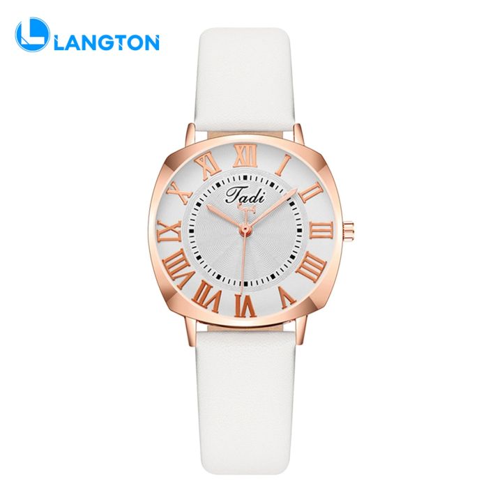 Langton%20Women%20Watch%20Quartz%20Movement%20Round%20Dial%20Roman%20Number%20Alloy%20Faux%20Leather%20Strap%20High%20Accuracy%20Lady%20Wristwatch%20Dating%20Anolog%20Watch%20-%20Image%206