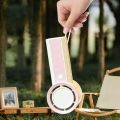 Lightweight Portable Mini Handheld Fan Low Noise Rechargeable Small Electric Fan Multifunctional Cooling Fan for Office Desk Student. 