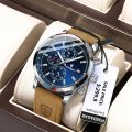 POEDAGAR brand fashionable luxury waterproof luminous chronograph date quartz men's watch. 