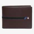 Brown Mont Blanc Genuine Leather Wallet For Men. 