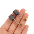 2PCS For Parkside PBH 1500 A1 6x10x14mm Carbon Brushes Engine Coals Grinding Coal Motor Carbon Brushes Replacement Carbon Motor A JUE. 