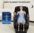 Real Relax 3D Massage Chair, Full Body Zero Gravity Recliner with SL Track, Yoga Stretching, Foot Rollers, Bluetooth, Heating, Black. 