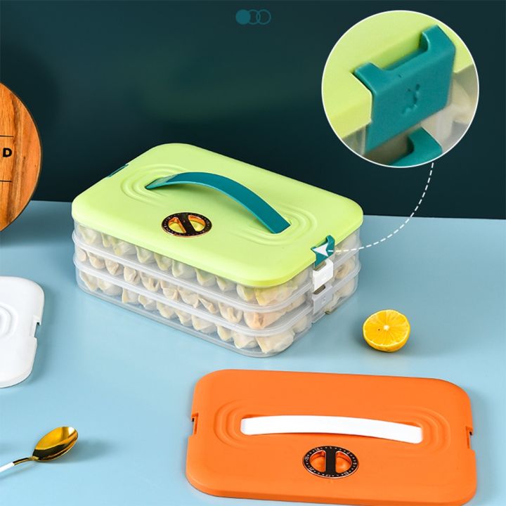 LKPCIGCXM Dumplings Box Storage Box Refrigerator Dumpling Freezing ...