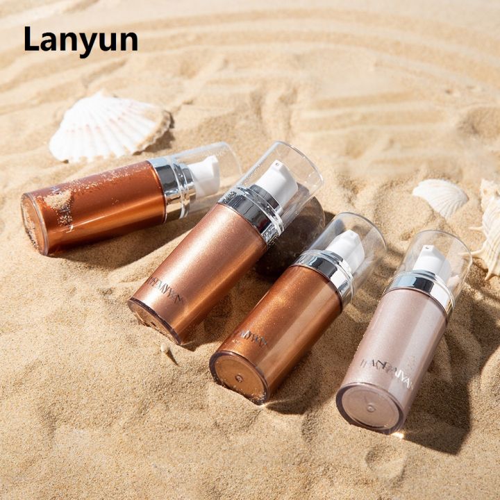 Lanyun%20HANDAIYAN%20Shimmer%20Liquid%20Face%20Body%20Highlighter%20Cream%20Waterproof%20Fashion%20Brighten%20Modification%20Concealer%20Makeup%20Cosmetic%20-%20Image%205