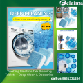 Washing Machine Tub Cleaning Tablets – Deep Clean & Deodorize (12 Pcs). 